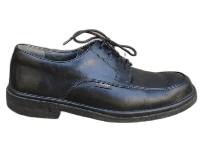 Autre Marque Derbies Mephisto in pelle nera uomo Nero