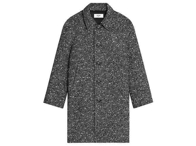 Abrigo de tweed de lana Céline Camden