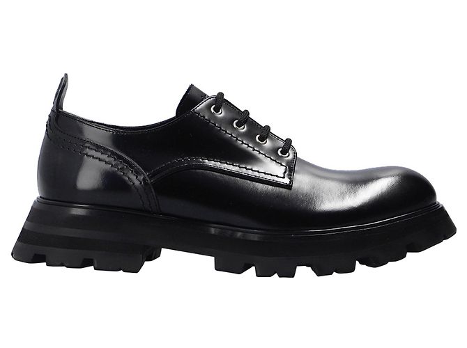 Scarpe in pelle con lacci Alexander McQueen