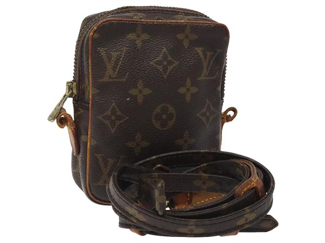 LOUIS VUITTON Bolsa de Ombro Monogram Mini Danube M45268 LV Auth bs26488 Monograma