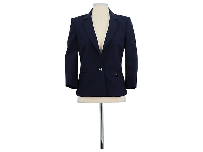 Elisabetta Franchi Navy blue blazer