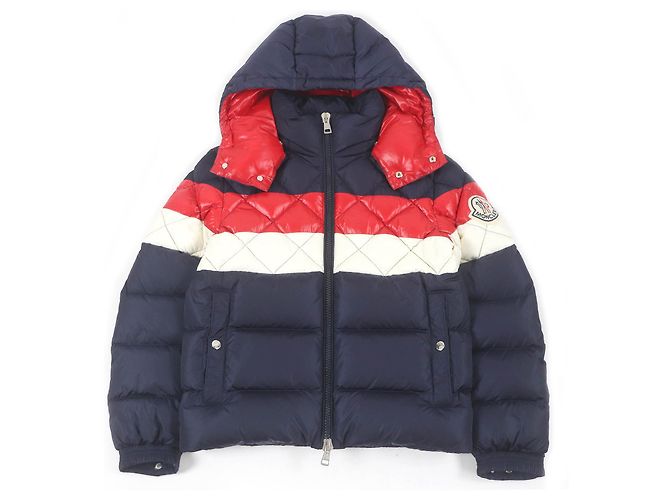Moncler JANVRY Nylon Down Jacket Navy Blue Navy blue