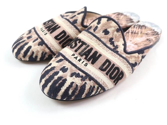 Mule in Jacquard Dior da indossare Multicolore
