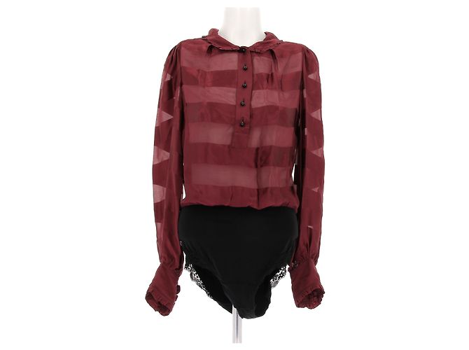 Body burdeos Louis Vuitton Roja