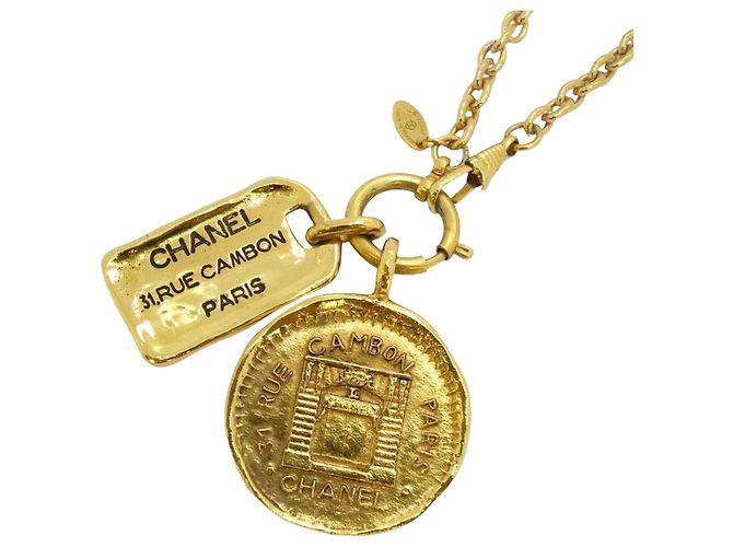Cambon Collana placcata in oro Chanel D'oro