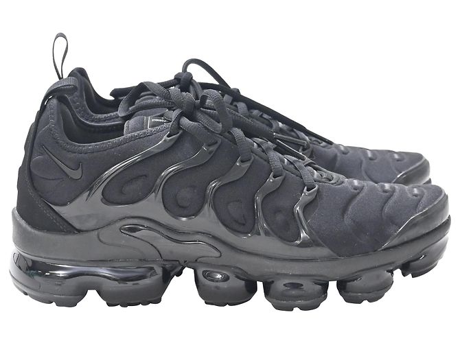 Sneakers Nike Air Vapormax Plus in cotone nero triplo
