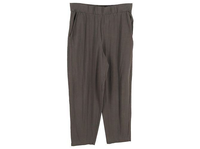 Pantalones Gartered Max Mara Leisure en algodón gris