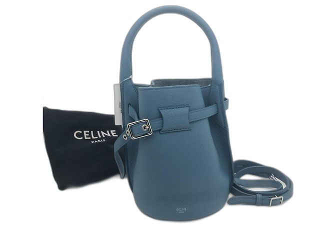 Borsa a mano Céline in pelle blu