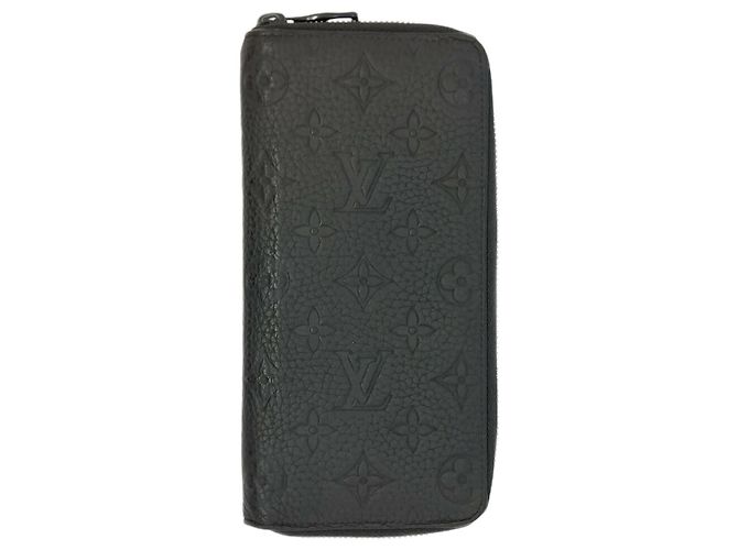 Louis Vuitton Zippy Wallet Vertical Round M69047 Black