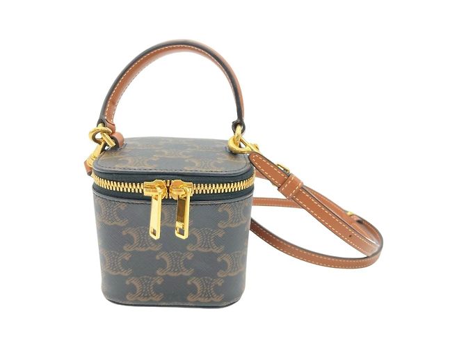 Céline Celine Triomphe Mini Vanity Case Borsa a Spalla 