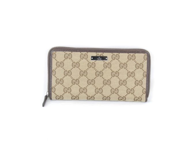 Gucci Brown GG Canvas Long Wallet