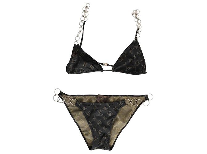 Louis Vuitton Brauner Badeanzug