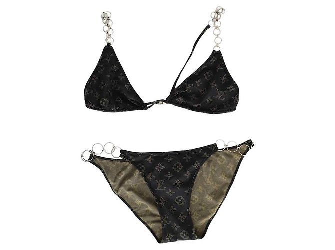 Louis Vuitton Brauner Badeanzug