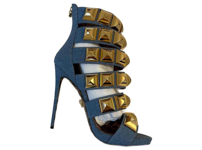 Philipp Plein studded denim Blue