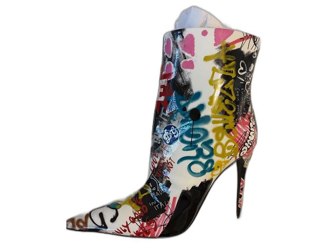 Botines Dolce & Gabbana "Graffiti" – Edición Limitada Multicolor