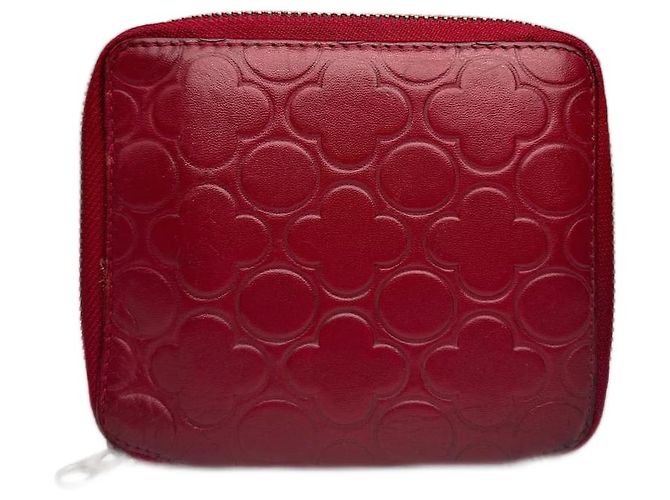 Comme Des Garcons Vintage Comme Des Garçons Zippy Leather wallet red