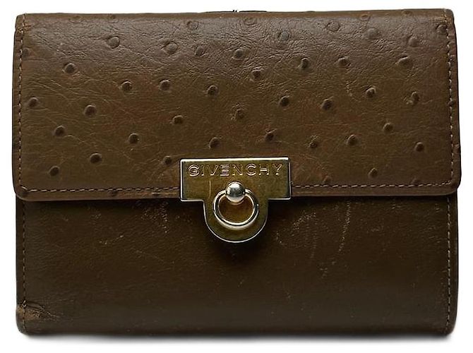 Vintage Givenchy Wallet Brown Khaki