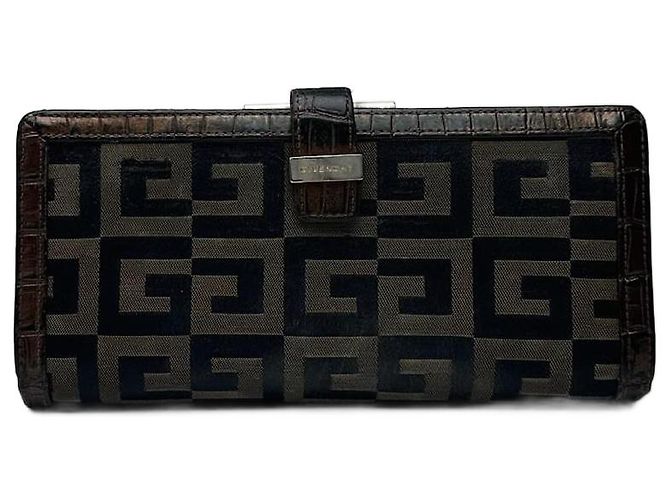 Cartera Monograma Vintage Givenchy Negro