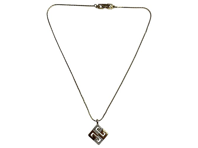 Colar de aço dourado Givenchy