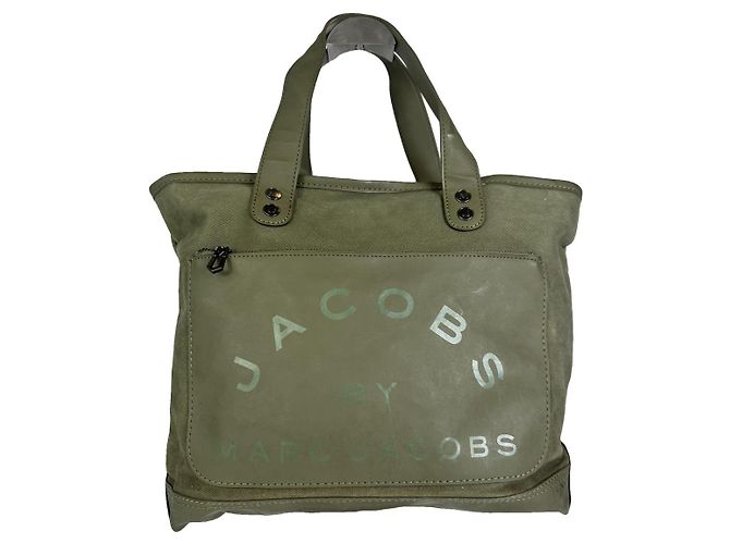 Bolso de algodón verde Marc by Marc Jacobs