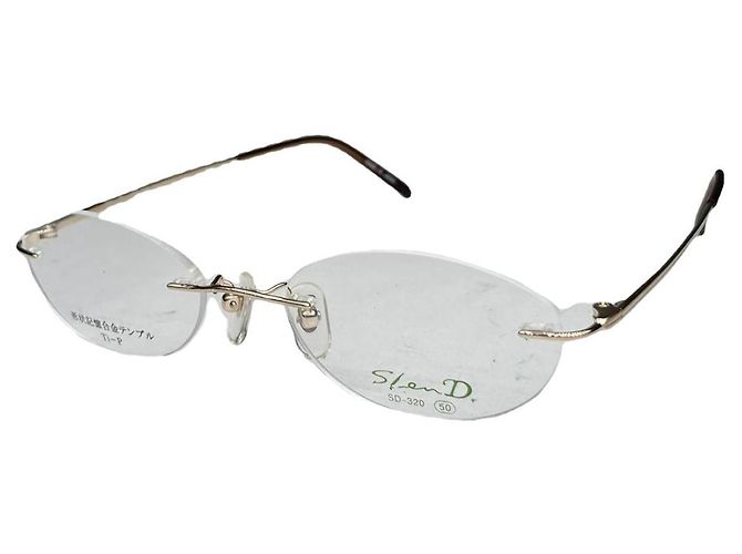 Autre Marque Gafas de sol de metal dorado