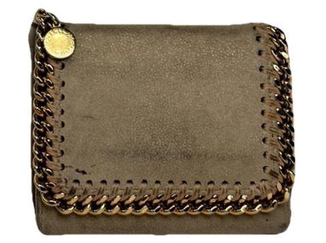 Stella Mc Cartney Cartera de cuero vegano gris Stella McCartney