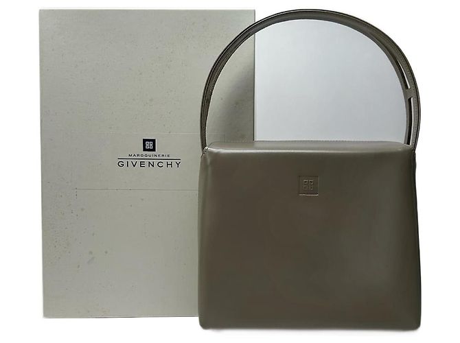 Sac en cuir verni 4G vintage Givenchy gris