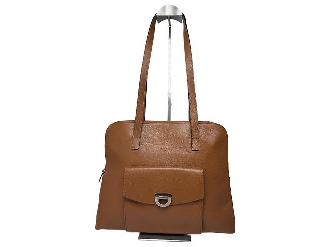 Céline Sac à main en cuir vintage Celine Paris marron