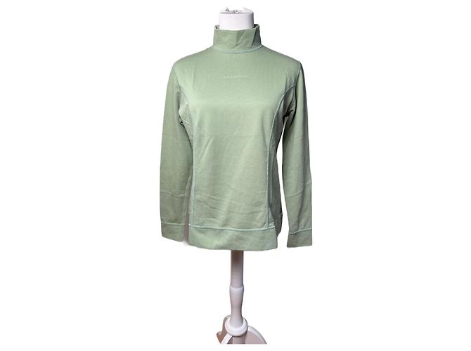 Vintage Balenciaga Rollkragenpullover grün M