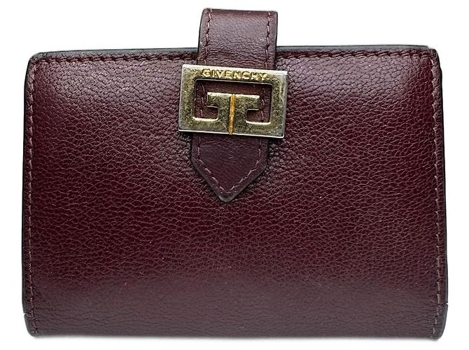 Vintage Givenchy Leather Card holder purple