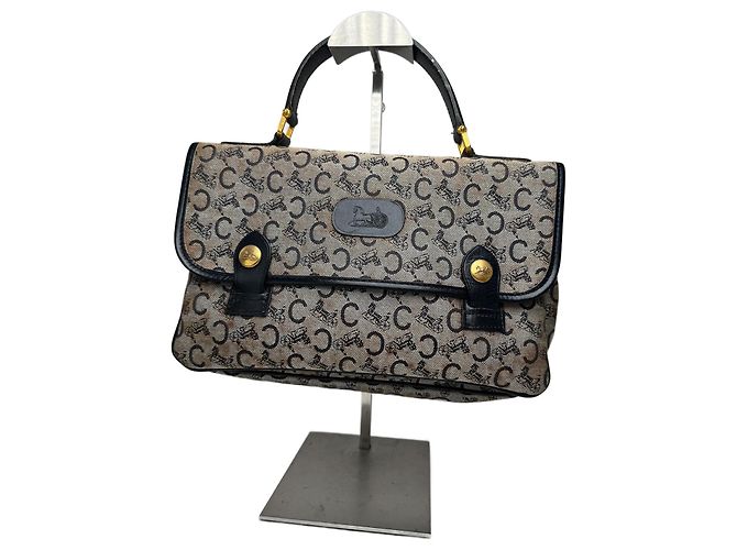 Céline Sac Monogram Vintage Celine Paris Noir