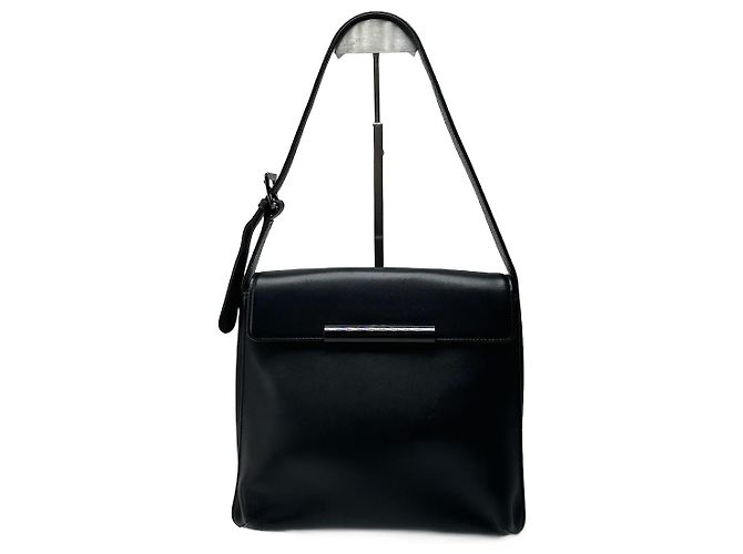 Bolsa de couro vintage Givenchy preta Preto