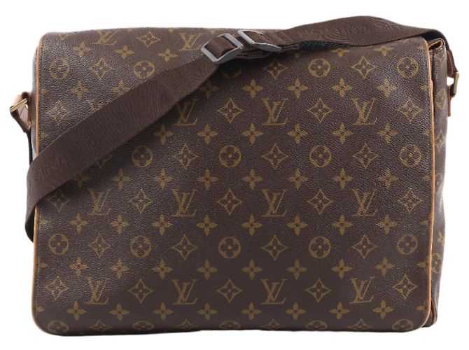 Bolsa de ombro Louis Vuitton Monogram Abbesses GM M40526 Marrom