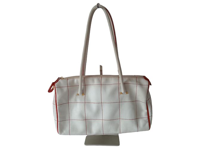 Borsa a Spalla Dolce & Gabbana Bianca Rosso