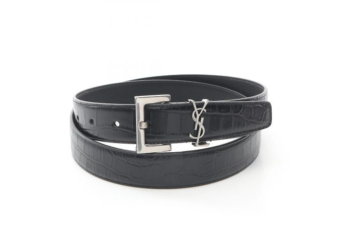 Saint Laurent Cassandra Leder Gürtel