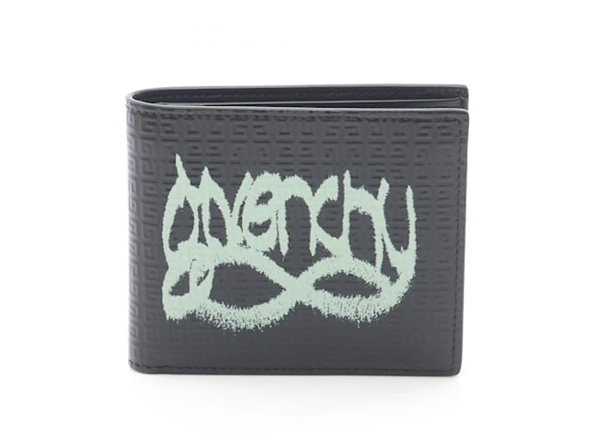 Givenchy 4G Bi-fold Wallet Black Leather  ref.2320833