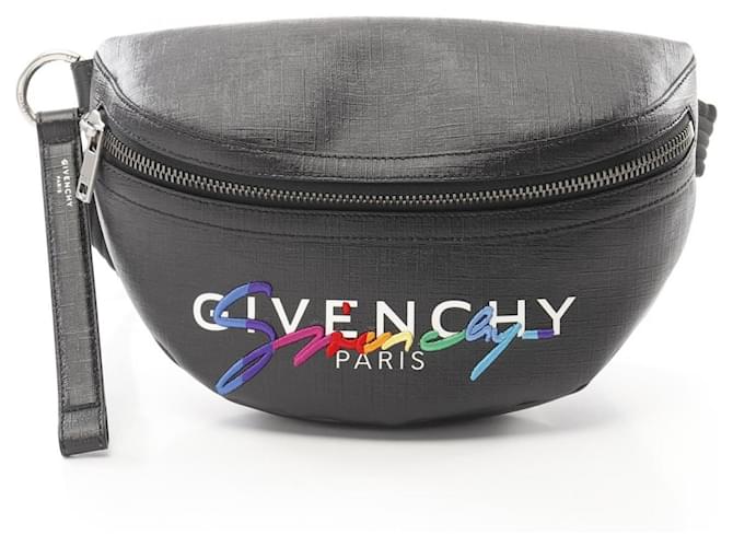 Givenchy Rainbow Waist Bag Black Plastic  ref.2320920