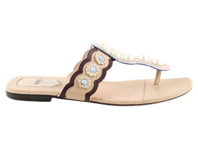 Fendi Sandali in pelle rosa