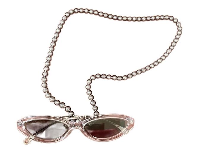 Occhiali da sole Chanel grigi Grigio
