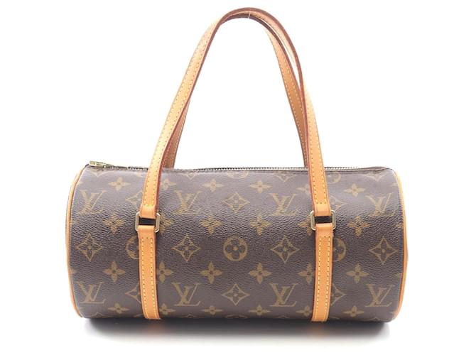 Louis Vuitton Papillon 26 Handbag Monogram Brown Cloth  ref.2323379