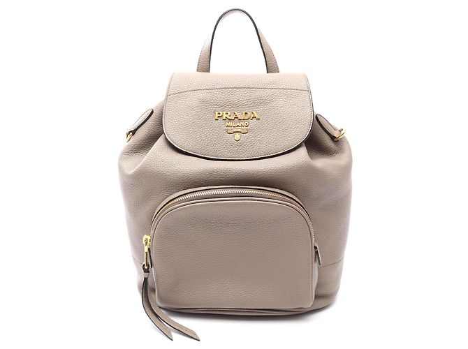 Prada VIT DAINO Leder-Rucksack