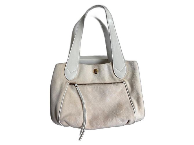 Bolso de mano Louis Vuitton Ipanema de algodón blanco