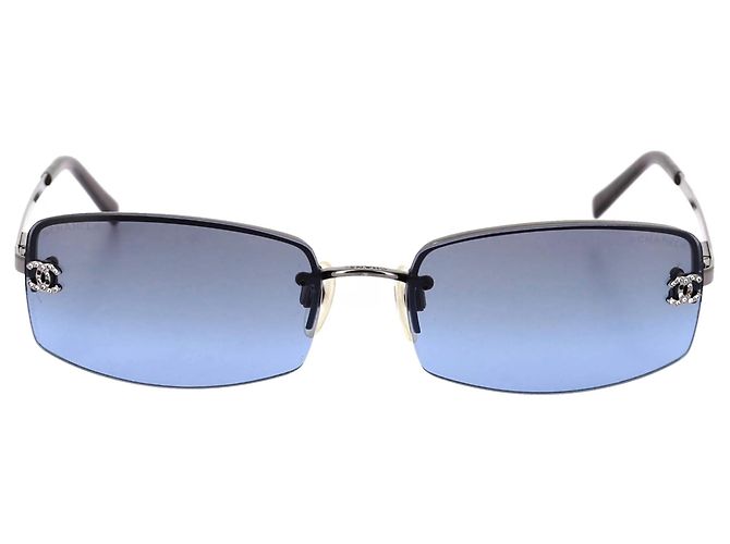 Gafas de sol Chanel de acetato azul