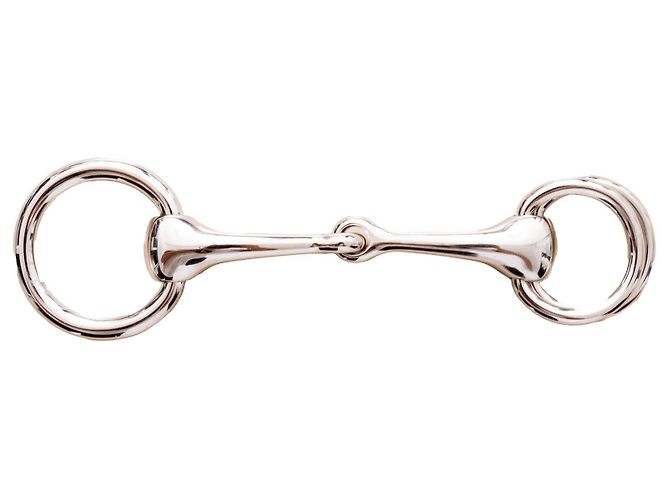 Ring Hermès Ferma Carré 90 Mors Silber