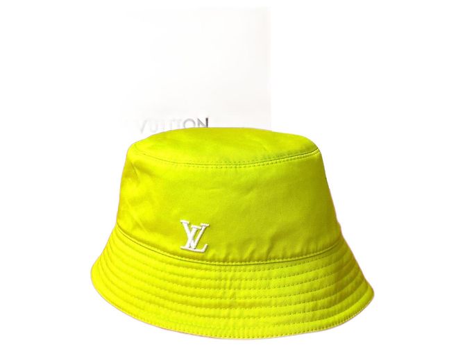 Louis Vuitton Reversible Bucket Hat Monogram Cotton Hat White