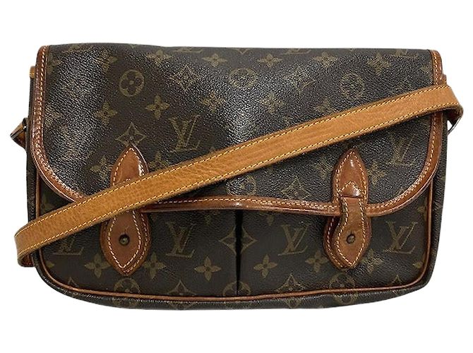 Gibeciere Bolsa de Ombro Gibecière Monogram Louis Vuitton Marrom
