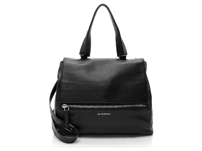 Bolsa Pandora Pure Medium em couro de bezerro Givenchy Preto