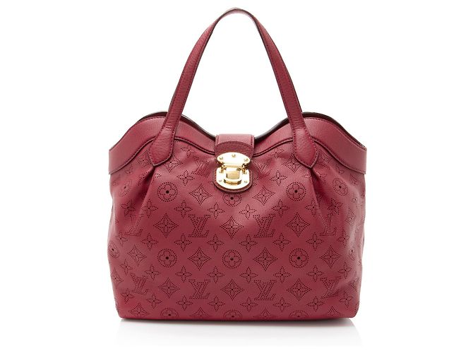 Louis Vuitton Mahina Leder Cirrus PM Handtasche Rot