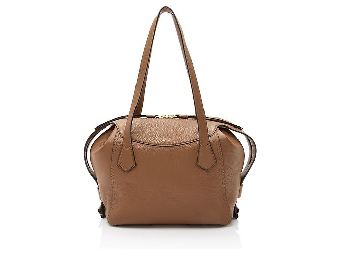 Bolsa média de couro Perry da Tory Burch Marrom