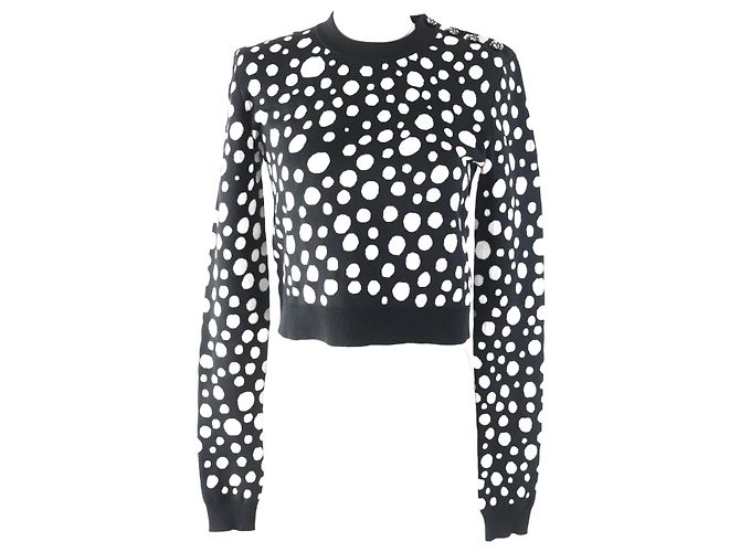 Infinity Dot Pullover Louis Vuitton XS Schwarz Weiß 